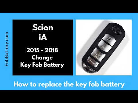 Scion iA Key Fob Battery Replacement (2015 - 2018)