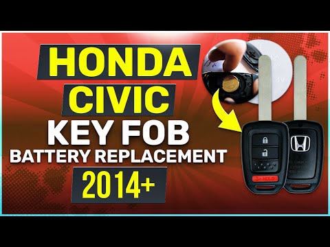 Honda Civic Key Battery Replacement Guide Physical Key