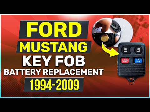 Ford Mustang Remote Key Fob Battery Replacement (1994 - 2009)