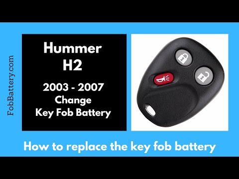 Hummer H2 Key Fob Battery Replacement (2003 - 2007)