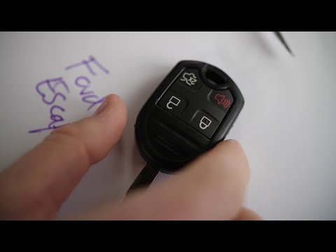 2008 - 2019 Ford Escape Key Fob Battery Replacement