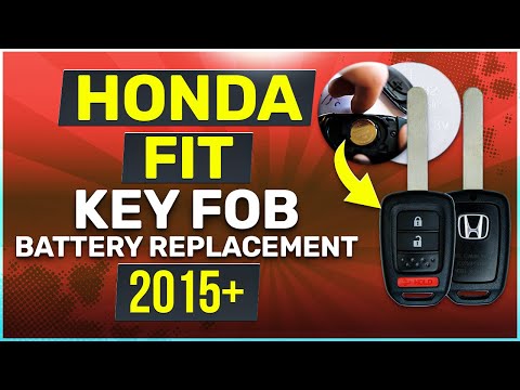 Honda Fit Key Battery Replacement Guide Physical Key