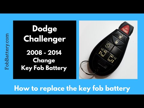 Dodge Challenger Key Fob Battery Replacement (2008 - 2014)