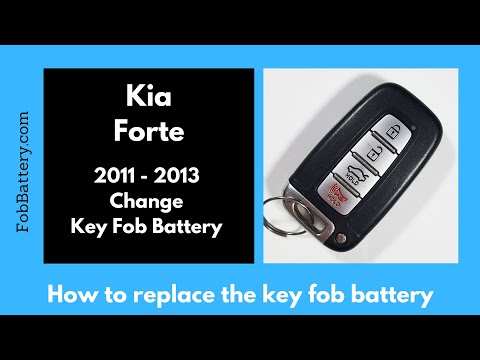 Kia Forte Key Fob Battery Replacement (2011 - 2013)