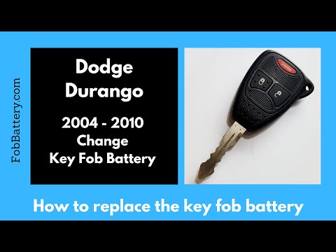 Dodge Durango Key Fob Battery Replacement (2004 - 2010)