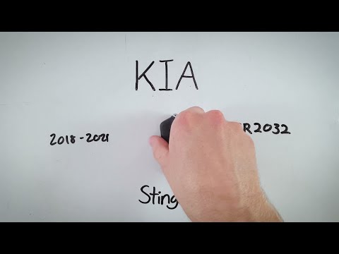 Kia Stinger Key Fob Battery Replacement (2018 - 2021)