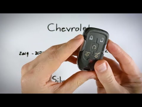 Chevrolet Silverado Key Fob Battery Replacement (2019 - 2021)