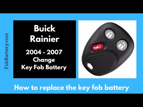 Buick Rainier Key Fob Battery Replacement (2004 - 2007)