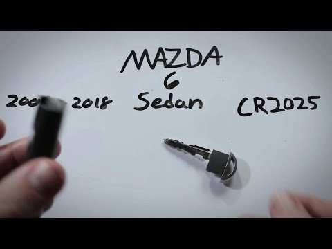 Mazda 6 Sedan Smart Key Fob Battery Replacement (2009 - 2018)