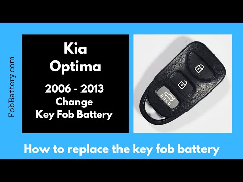 Kia Optima Key Fob Battery Replacement (2006 - 2013)