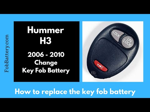 Hummer H3 Key Fob Battery Replacement (2006 - 2010)