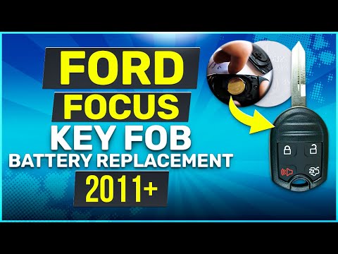 Ford Focus Remote Key Fob Battery Replacement 2011 - 2019