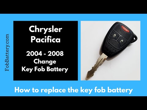 Chrysler Pacifica Key Fob Battery Replacement (2004 - 2008)