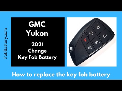 GMC Yukon Key Fob Battery Replacement (2021)
