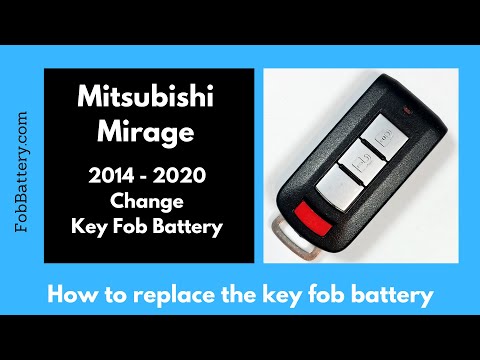 Mitsubishi Mirage Key Fob Battery Replacement (2014 - 2020)