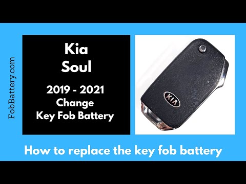 Kia Soul Key Fob Battery Replacement (2019 - 2021)