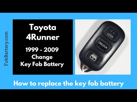 Toyota 4Runner Key Fob Battery Replacement (1999 - 2009)