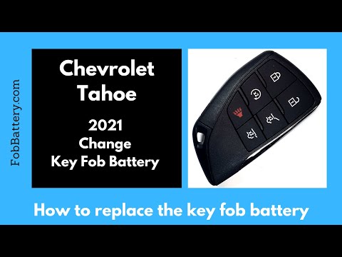 Chevrolet Tahoe Key Fob Battery Replacement (2021)
