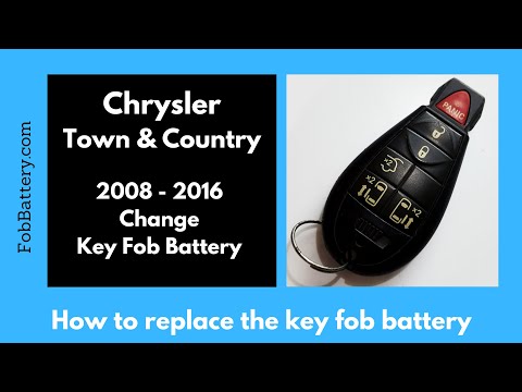 Chrysler Town &amp; Country Key Fob Battery Replacement (2008 - 2016)