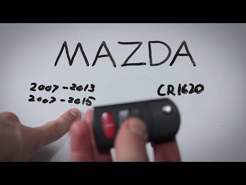 Mazda CX-9 Flip Key Fob Battery Replacement (2007 - 2015)