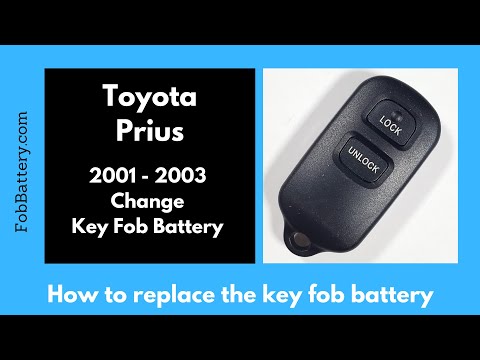 Toyota Prius Key Fob Battery Replacement (2001 - 2003)