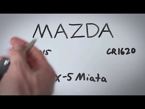 Mazda MX-5 Miata Flip Key Fob Battery Replacement (2006 - 2015)