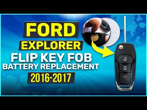 2016 2017 Ford Explorer Flip Key Fob Battery Replacement