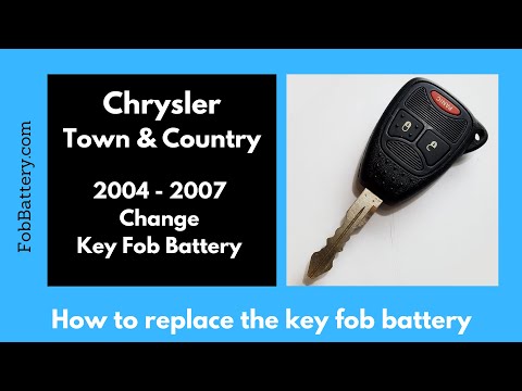 Chrysler Town &amp; Country Key Fob Battery Replacement (2004 - 2007)