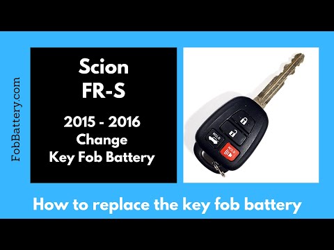 Scion FR-S Key Fob Battery Replacement (2015 - 2016)