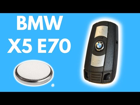 2006 - 2013 BMW X5 Series Key Battery Replacement E70 Non-Comfort Access Fob Remote