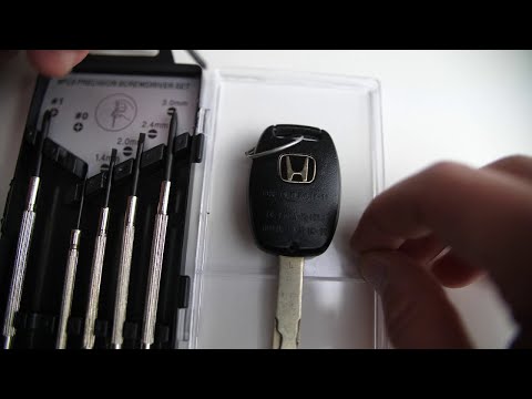 2009 - 2013 Honda Fit Key Battery Replacement Guide