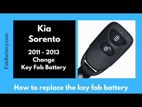Kia Sorento Key Fob Battery Replacement (2011 - 2013)