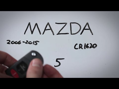 Mazda 5 Flip Key Fob Battery Replacement (2006 - 2015)