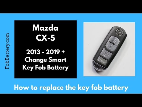 Mazda CX-5 Smart Key Fob Battery Replacement (2013 - 2019)