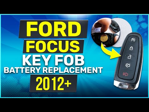 Ford Focus Remote Key Fob Battery Replacement 2012 - 2019