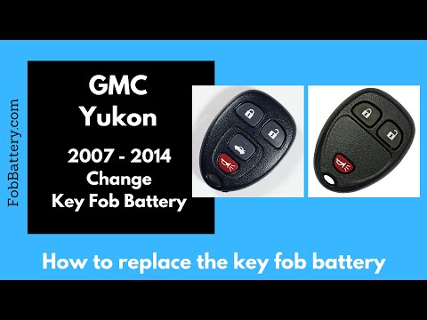 GMC Yukon Key Fob Battery Replacement (2007 - 2014)