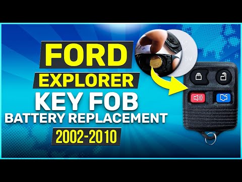 2002 - 2010 Ford Explorer Square Key Fob Battery Replacement