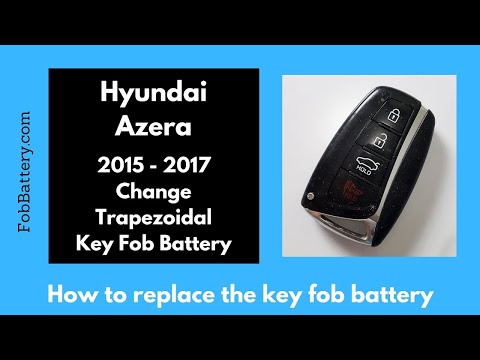 Hyundai Azera Key Fob Battery Replacement (2015 - 2017)