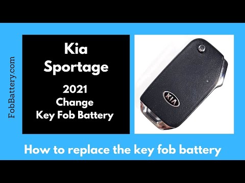 Kia Sportage Key Fob Battery Replacement (2021)