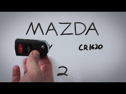 Mazda 2 Flip Key Fob Battery Replacement (2011 - 2014)