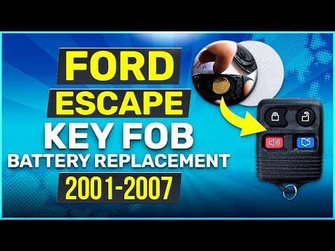 2001 - 2007 Ford Escape Key Fob Battery Replacement
