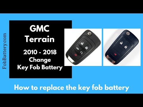 GMC Terrain Key Fob Battery Replacement (2010 - 2018)