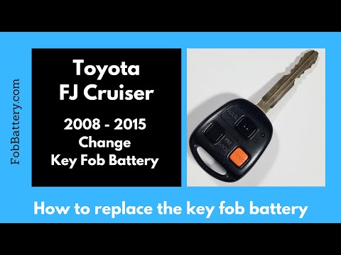 Toyota FJ Cruiser Key Fob Battery Replacement (2008 - 2015)