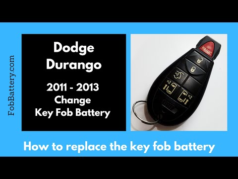 Dodge Durango Key Fob Battery Replacement (2011 - 2013)