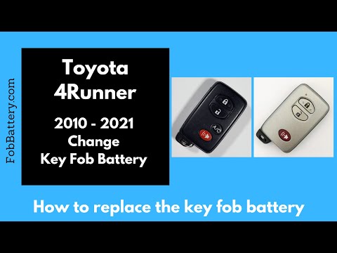 Toyota 4Runner Key Fob Battery Replacement (2010 - 2021)