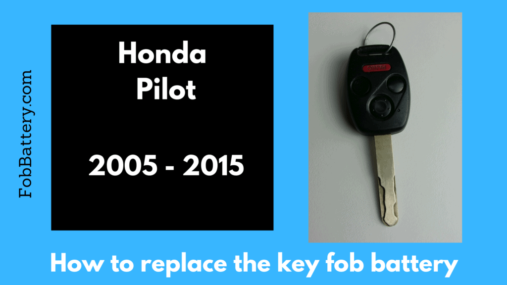 Honda Pilot Key Fob Battery Replacement