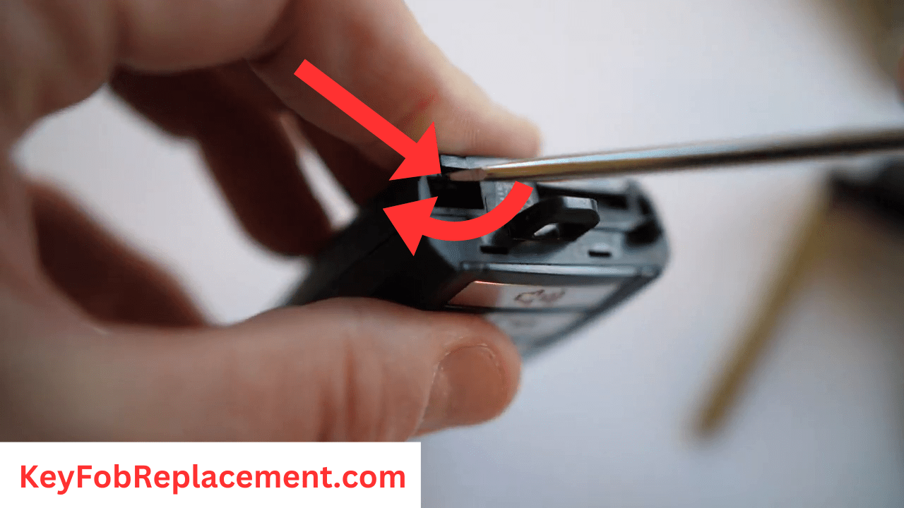 F-150 Smart Key Fob Use screwdriver to remove battery cover