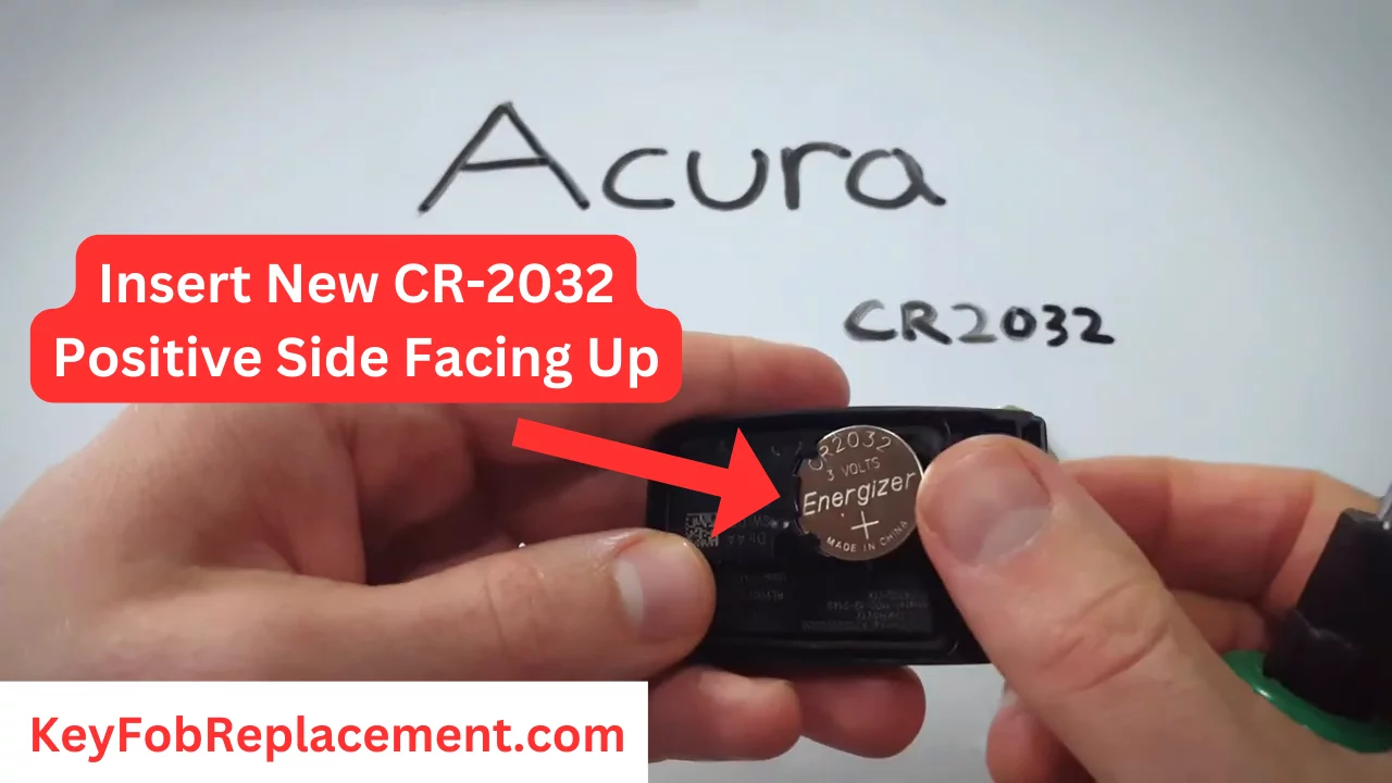 Replace Acura MDX _Smart 4-Button_ key fob CR2032 battery