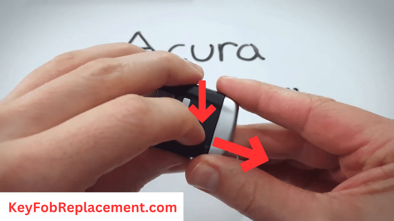 Take out internal Acura RDX Smart 4-Button key, set aside