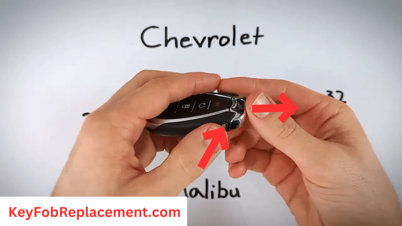 Chevy Malibu Remove emergency key